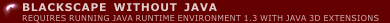 download blackscape for unix/linux/solaris (no jre included)