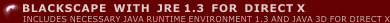 download blackscape for windows with jre (direct x)